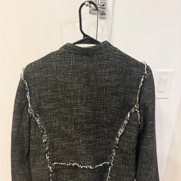 Ann Taylor Women's Black Tweed Jacket Size M - Picture 7 of 13